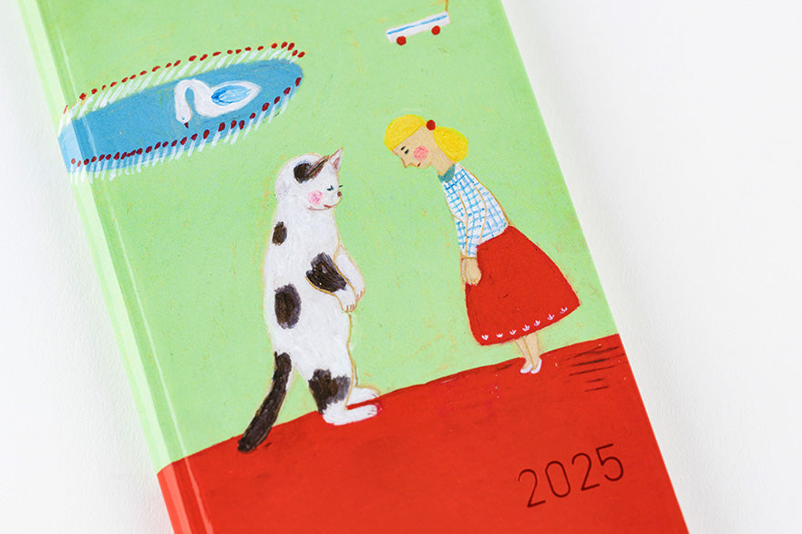 Hobonichi Techo 2025 Keiko Shibata: Thanks for your hard work, Aoki-san Weeks Hardcover Book / Weekly Horizontal / January start / Monday start - English Edition