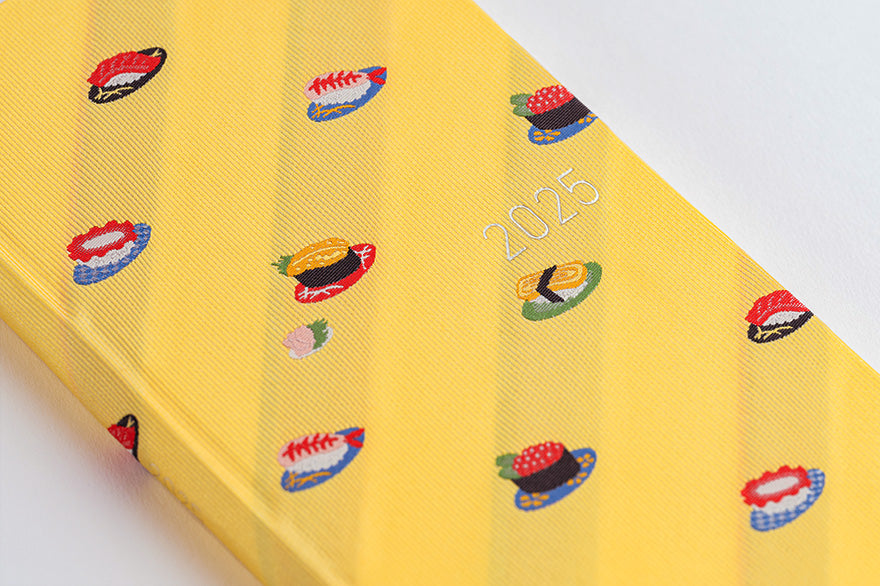 Sale! Hobonichi Weeks MEGA, Hobonichi Techo 2025 Bow & Tie: Sushi Weeks Mega Hardcover Book / Weekly Horizontal / January start / Monday start - English Edition
