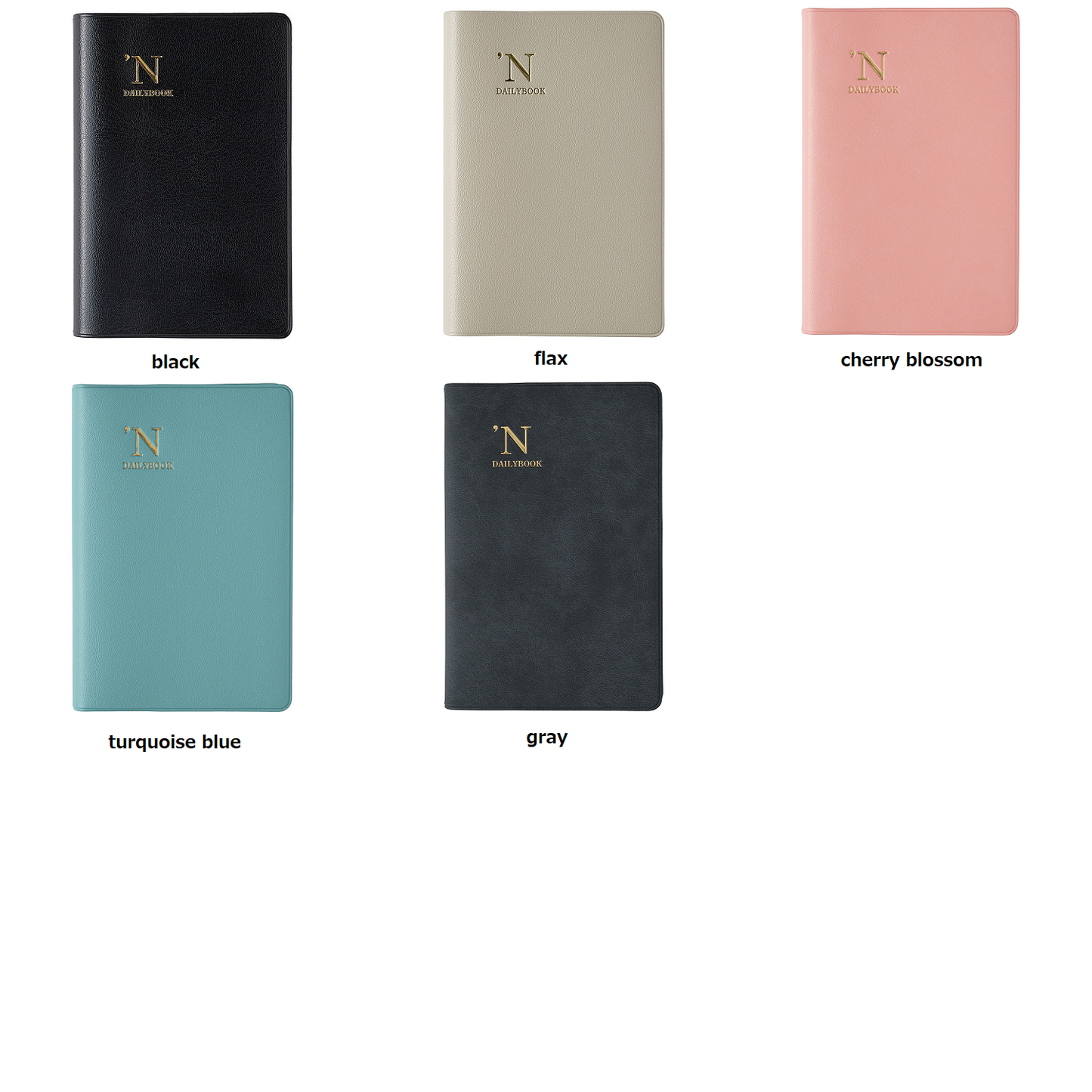 NOLTY 12 Month No Date Daily Planner (One Page Per Day), Japanese Planner, Diary, Journal, Agenda