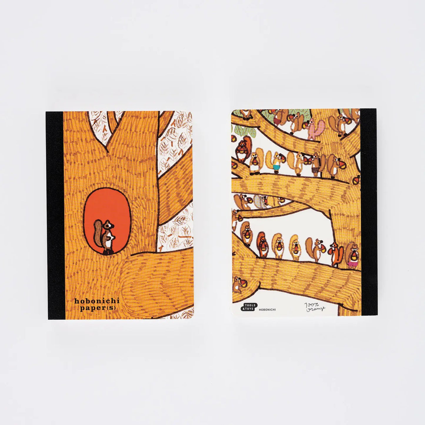PRE-ORDER 100%ORANGE: Hobonichi Paper(s) (Squirrel Appears) , 2026 Hobonichi Accessories