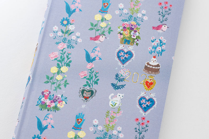 Sale! Hobonichi Techo 2025 Yumi Kitagishi: Beautiful Wallpaper Weeks Hardcover Book / Weekly Horizontal / January start / Monday start - English Edition