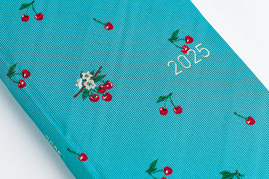 Sale! Hobonichi Weeks MEGA, Hobonichi Techo 2025 Bow & Tie: Cherry Weeks Mega Hardcover Book / Weekly Horizontal / January start / Monday start - English Edition
