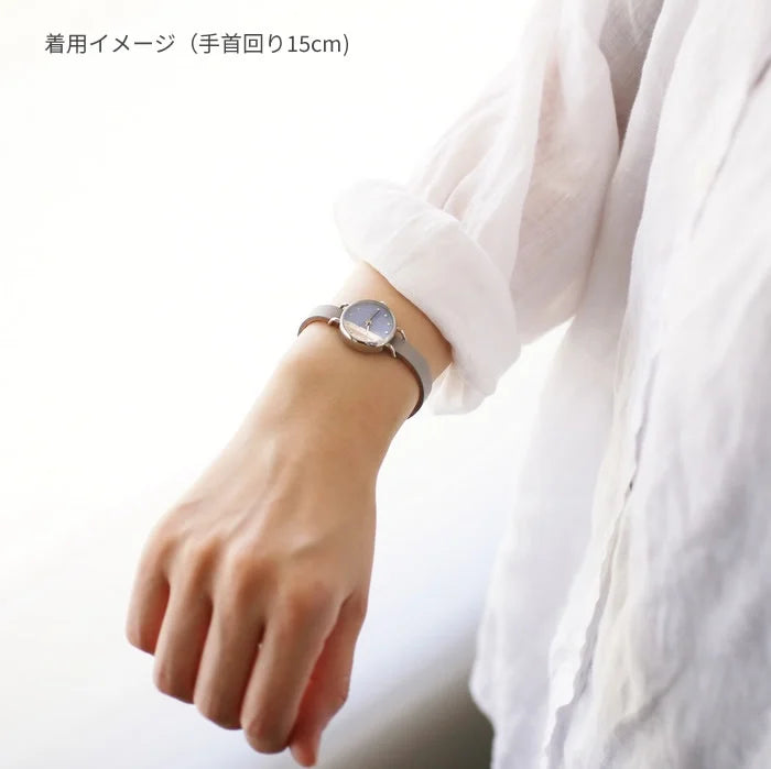 Women's Wristwatch - Dayflower Color, Japanese handmade wrist watch