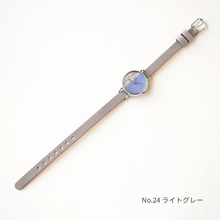 Women's Wristwatch - Dayflower Color, Japanese handmade wrist watch
