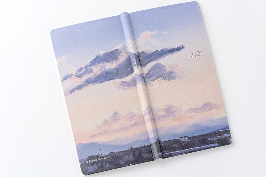 PRE-ORDER Hobonichi Techo 2026 Kyohei Sakaguchi: En Route to Kumamoto Port at Dawn Weeks Hardcover Book / Weekly Horizontal / Jan start / Mon start - English Edition