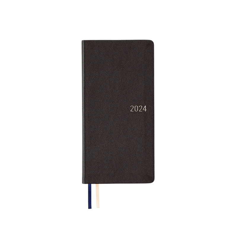 Sale! 2024 Hobonichi Techo Leather: Classical Navy Weeks Hardcover Book - English Edition