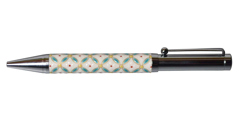 Kutani Yaki(ware) Ballpoint Pen - SIPPOUHANABISHI -