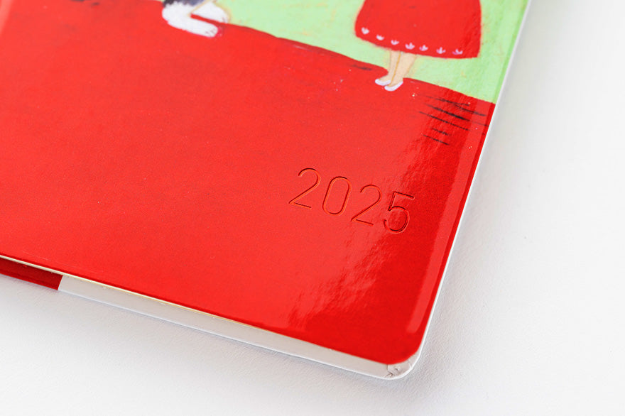 Hobonichi Techo 2025 Keiko Shibata: Thanks for your hard work, Aoki-san Weeks Hardcover Book / Weekly Horizontal / January start / Monday start - English Edition