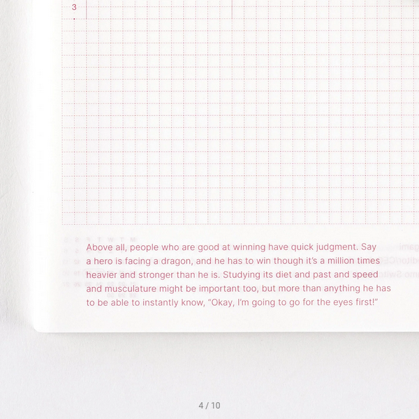 Hobonichi Techo 2025 English Cousin Book (January Start) A5 Size / Daily / Jan start / Mon start