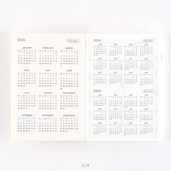 Sale! Hobonichi Techo 2025 English Original Book (January Start) A6 Size / Daily / Jan start / Mon start - 2025 January Start