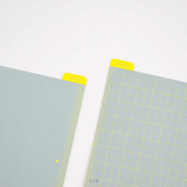 Hobonichi Pencil Board (Ice Gray x Yellow / Navy x Pink) For A6 Size / A5 Size / Weeks, 2025 Hobonichi Accessories