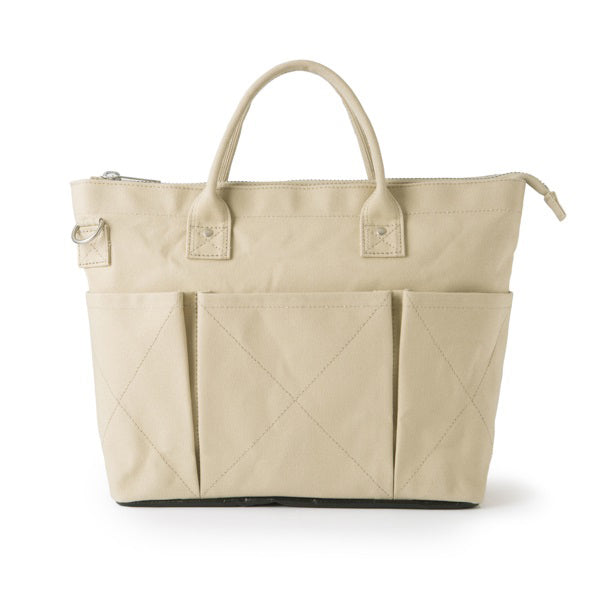 2WAY handbag/shoulder Bag - Electricians Tool Bag Design / Beige -