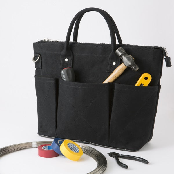 2WAY handbag/shoulder Bag - Electricians Tool Bag Design / Black -