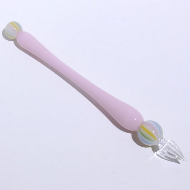 Japanese Glass Dip Pen - Candy / Cherry Blossom Pink - , Gifts for Writers