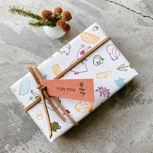 necktie × mizushima: JIZAI Clear Stamp BOX Motif set - SANPOMICHI -