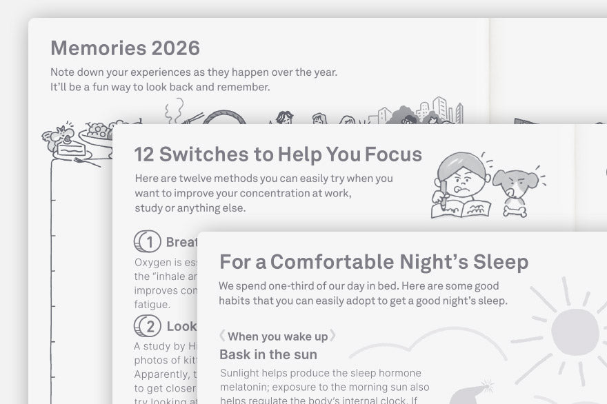 PRE-ORDER Hobonichi Techo 2026 English Original Book (January Start) A6 Size / Daily / Jan start / Mon start - English Edition