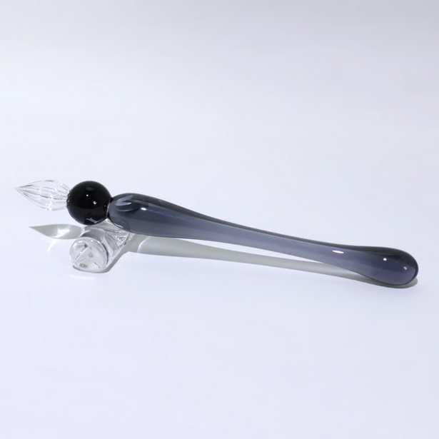 Japanese Glass Dip Pen - Short / Gray - , Gifts for Writers