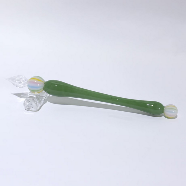 Japanese Glass Dip Pen - Candy / Japanese Matcha Green - , Gifts for Writers