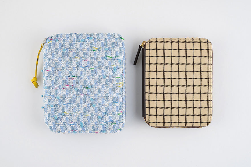 Hobonichi Techo 2025 Taut Zipped (Café au Lait Plaid) A6 Original Size Cover (Cover Only)