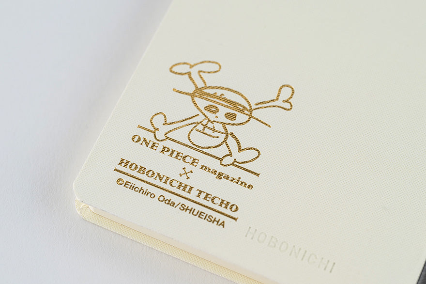 Sale! Hobonichi Techo 2025 ONE PIECE magazine: Straw Hat Luffy (Ivory) Weeks Hardcover Book / Weekly Horizontal / January start / Monday start - English Edition