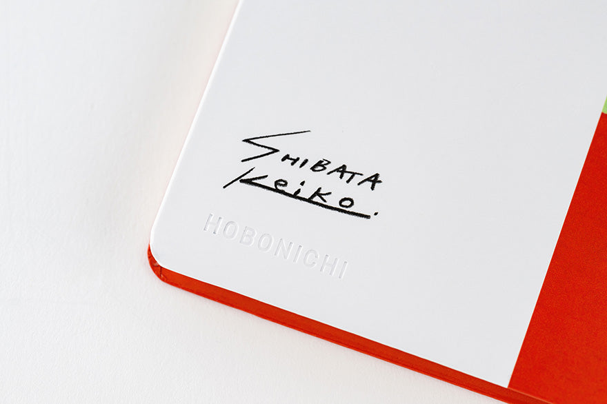 Hobonichi Techo 2025 Keiko Shibata: Thanks for your hard work, Aoki-san Weeks Hardcover Book / Weekly Horizontal / January start / Monday start - English Edition
