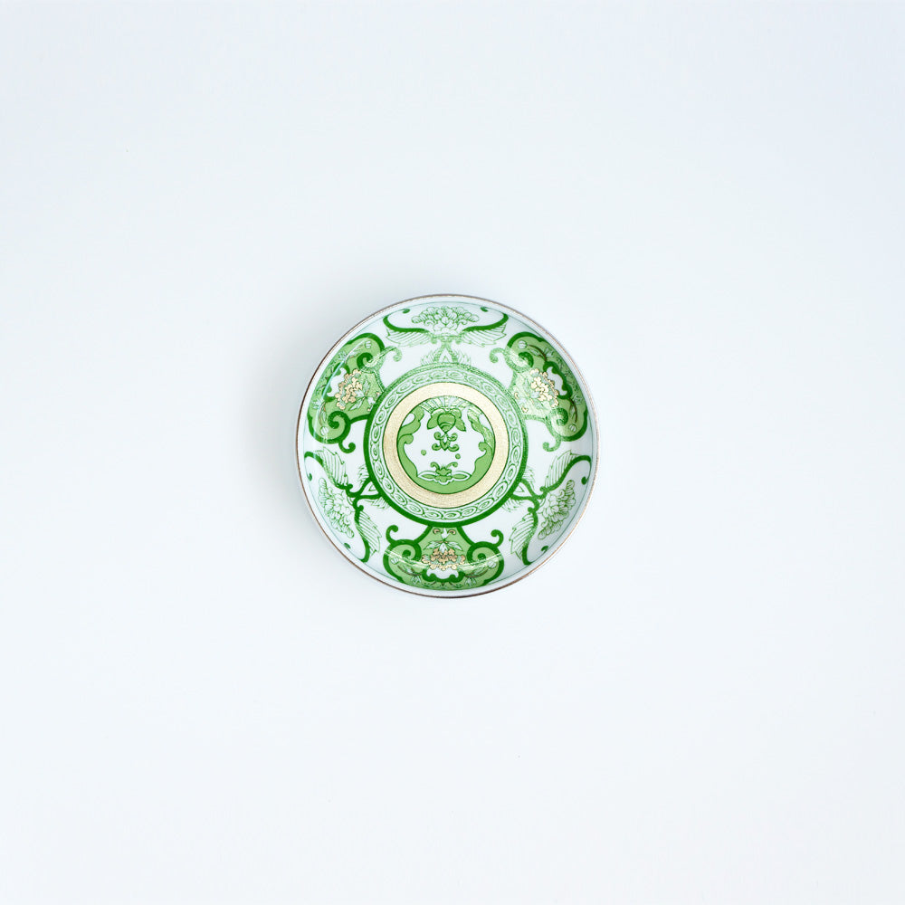 Arita Yaki(ware) Tea Coffee Mug Cup and Saucer Set - Japanese Tea Green