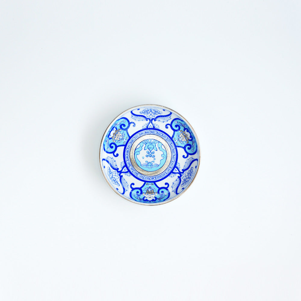 Arita Yaki(ware) Tea Coffee Mug Cup and Saucer Set - Blue