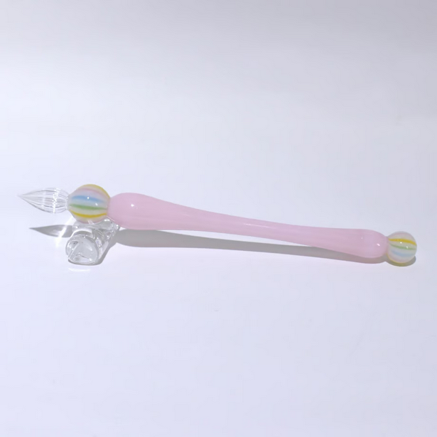 Japanese Glass Dip Pen - Candy / Cherry Blossom Pink - , Gifts for Writers