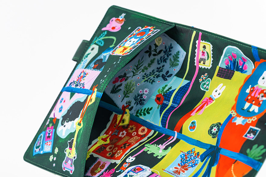 Hobonichi Techo 2025 Yumi Kitagishi: Letter A5 Cousin Size Cover (Cover Only)