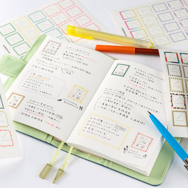 Hobonichi: Hobonichi Frame Stickers, Hobonichi Accessories