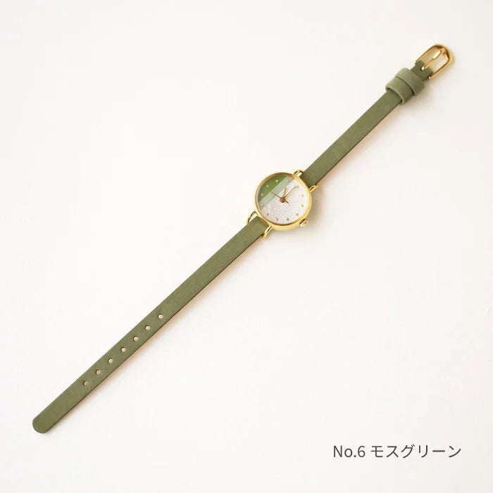 Women's Wristwatch - Deutzia Color, Japanese handmade wrist watch