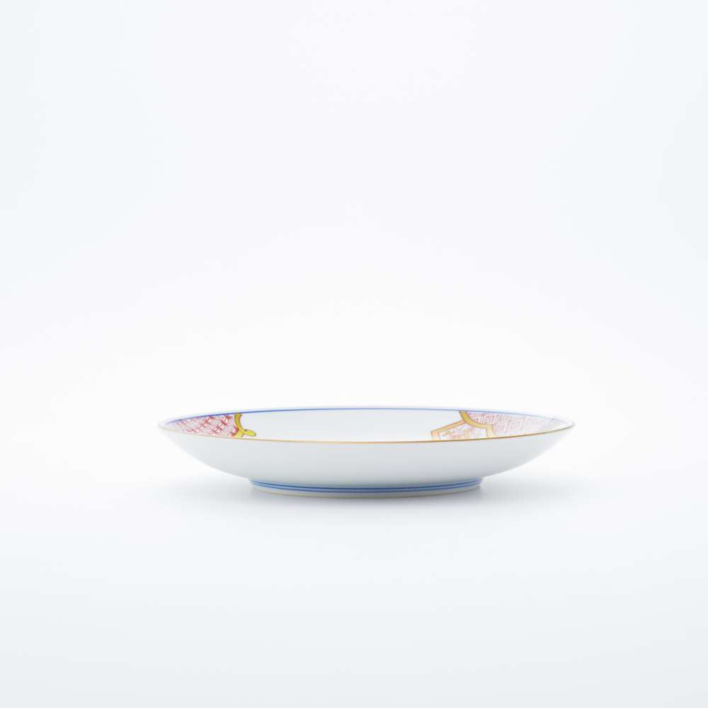 Arita Yaki(ware) Plate 18 cm (7.1 inches) - Flower