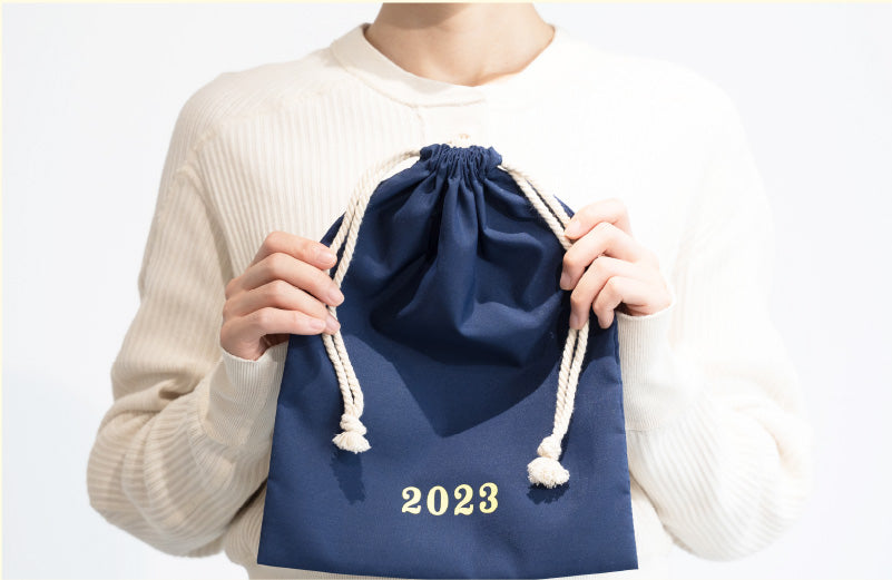Hobonichi Store Exclusives 2023, Almost-Precious Item Bag, 3-Color Jetstream Ballpoint Pen, Hobonichi Pen 2023