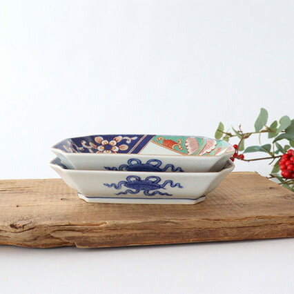 Hasami Yaki(ware) Plate 16 cm (6.3 inches) - Peony and Bird