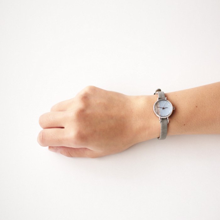 Women's Wristwatch - Dayflower Color, Japanese handmade wrist watch