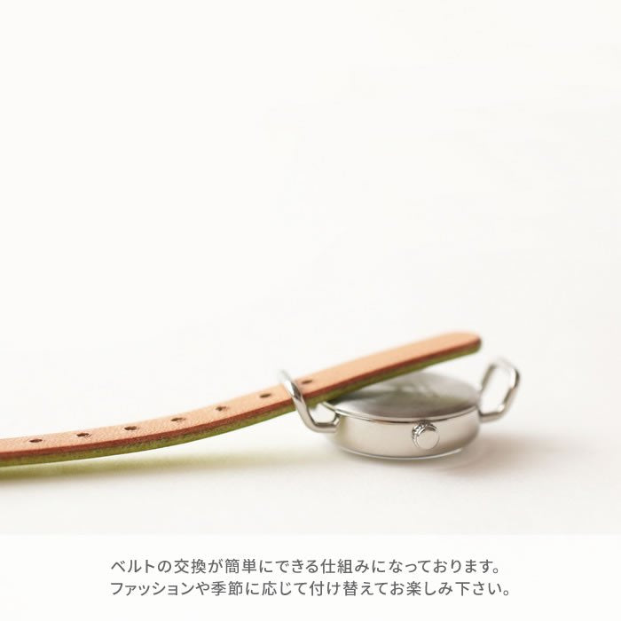 Women's Wristwatch - Sallow Color, Japanese handmade wrist watch