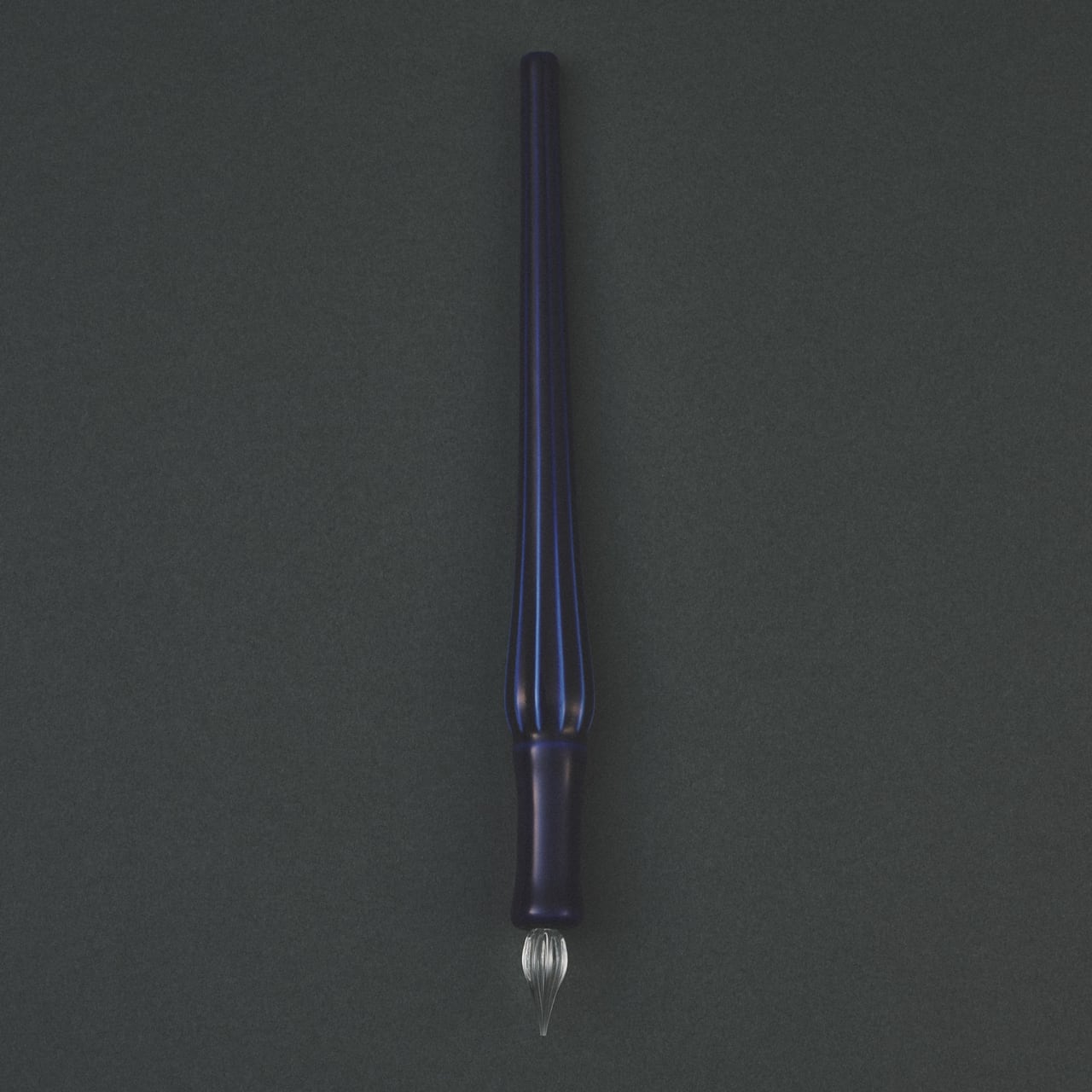 Arita Yaki(ware) Body Glass Dip Pen - Lapis Lazuli -, Japanese glass dip pen