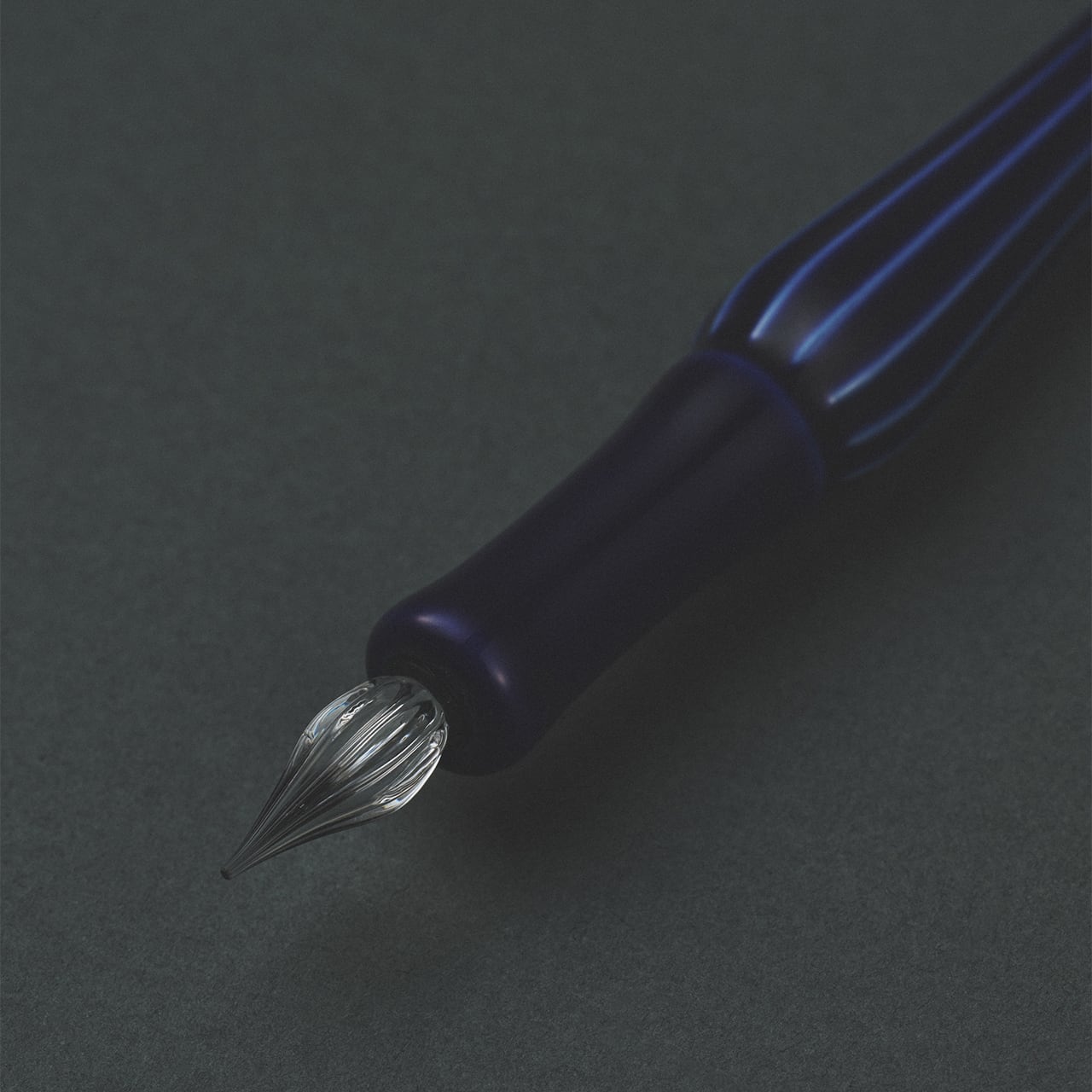 Arita Yaki(ware) Body Glass Dip Pen - Lapis Lazuli -, Japanese glass dip pen