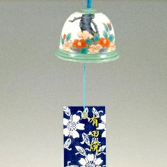 Arita Yaki(ware) Japanese Wind Bell - Camellia -, Japanese furin, Japanese wind bell, Japanese ceramic wind chime