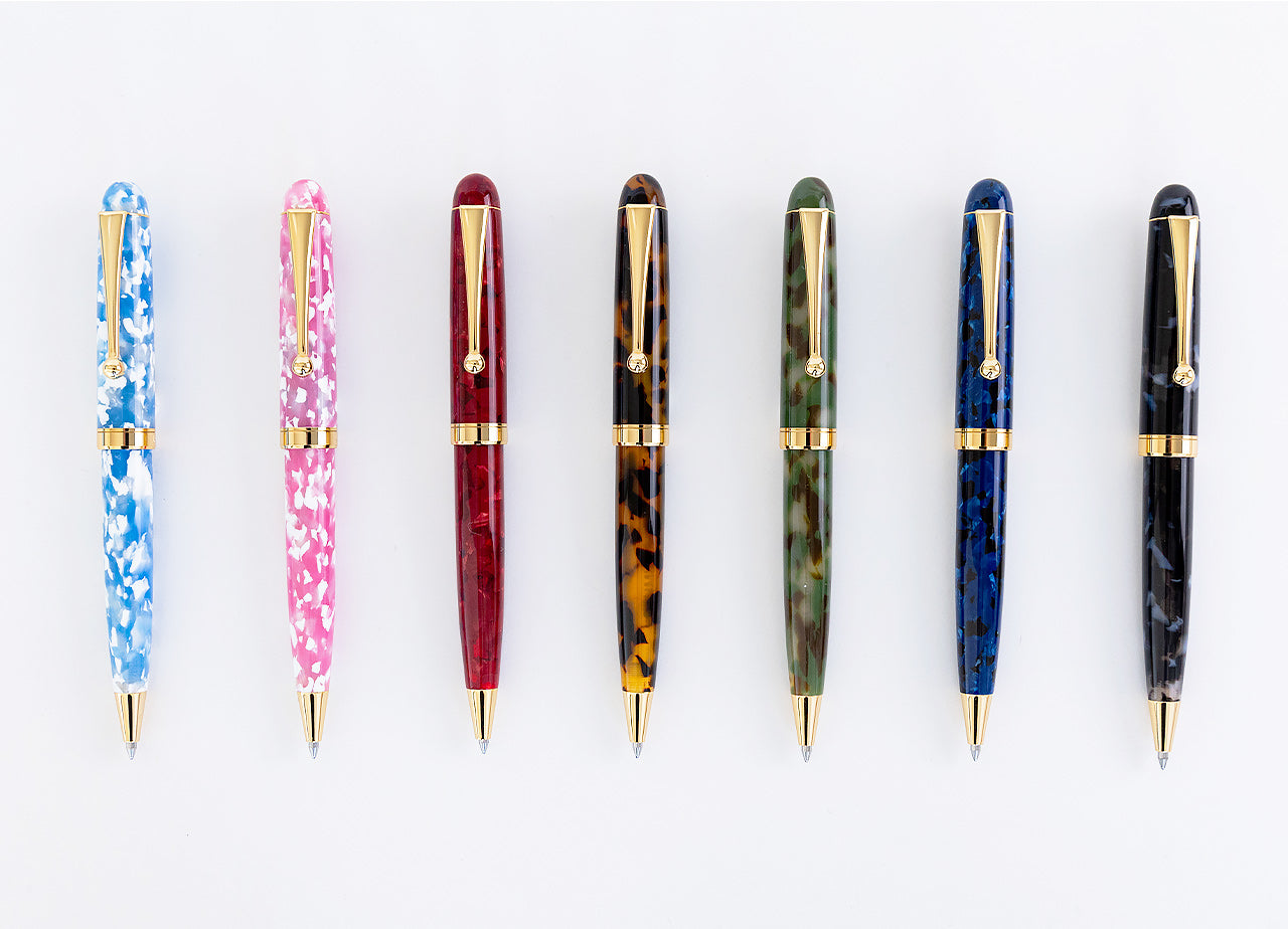 Ballpoint Pen - Black -, Handmade in Japan, Japanese handmade ballpoint pen