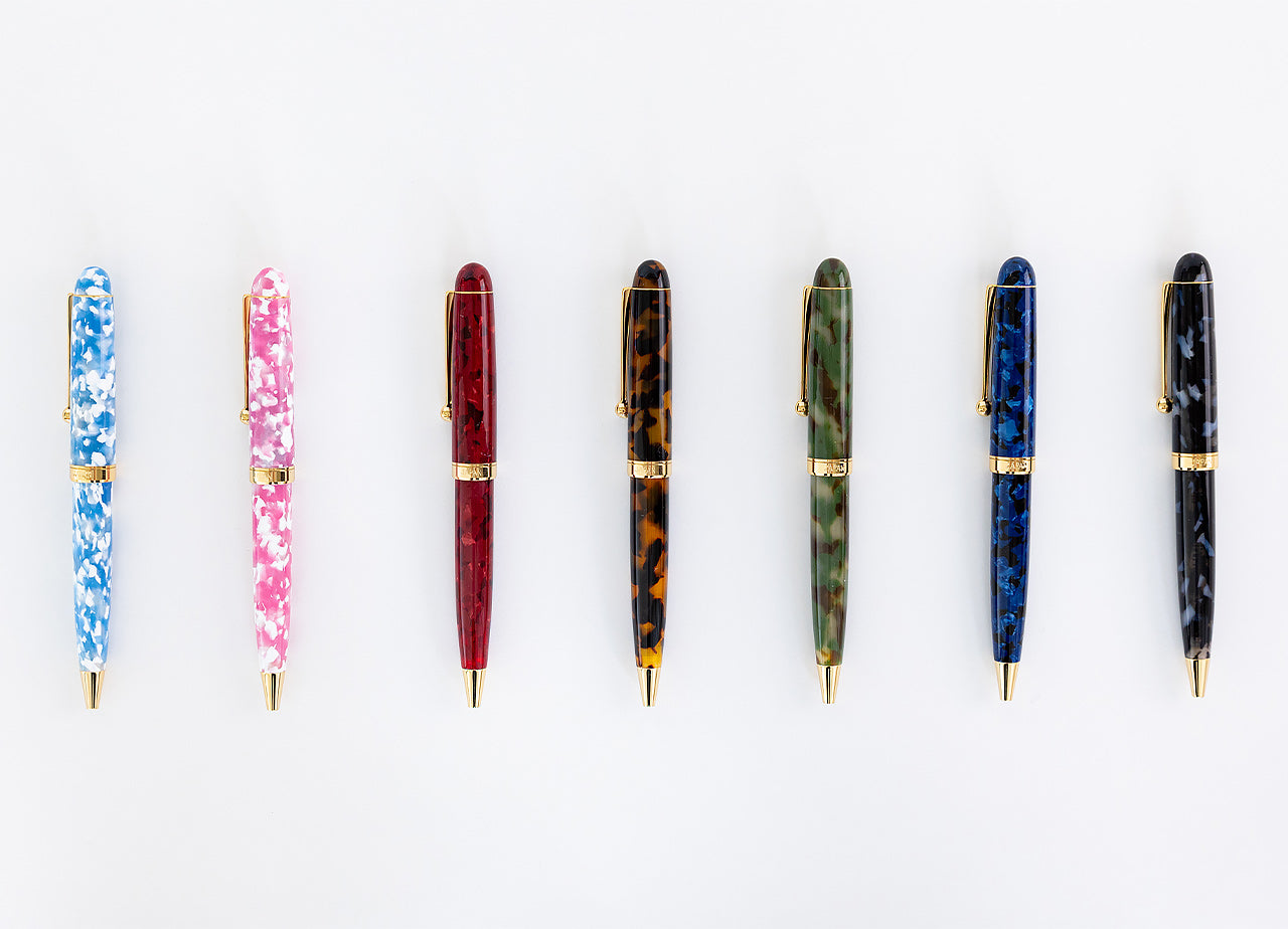 Ballpoint Pen - Black -, Handmade in Japan, Japanese handmade ballpoint pen