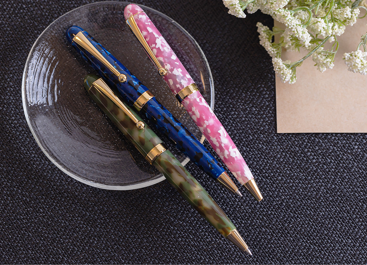 Ballpoint Pen - Black -, Handmade in Japan, Japanese handmade ballpoint pen