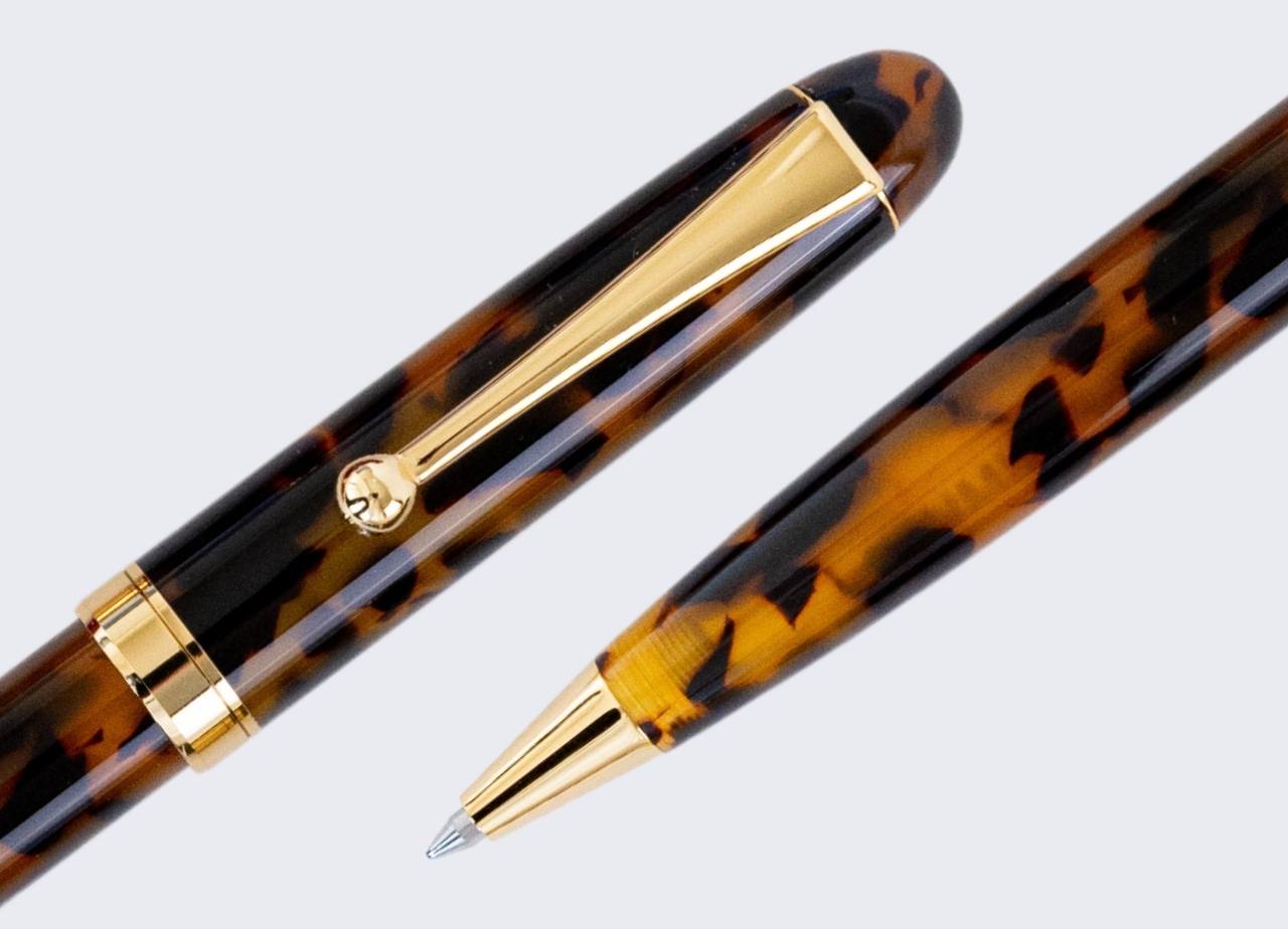 Ballpoint Pen - Black -, Handmade in Japan, Japanese handmade ballpoint pen