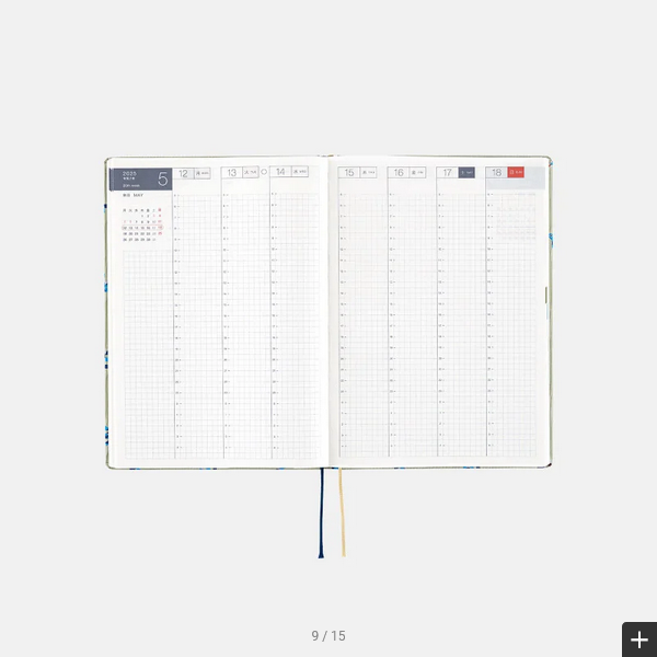 Hobonichi Techo 2025 Bow & Tie: Snake Toy HON / A5 Size / Daily / Jan start / Mon start - English Edition