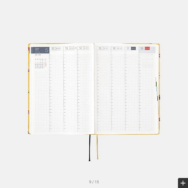 Hobonichi Techo 2025 Bow & Tie: Sushi HON / A5 Size / Daily / Jan start / Mon start - English Edition