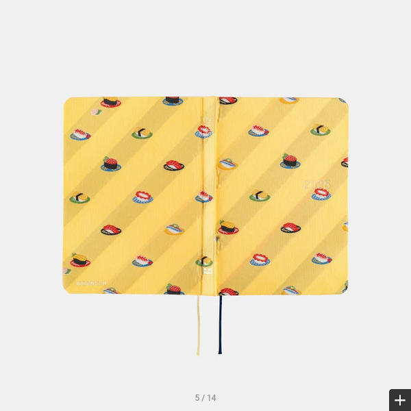 Sale! Hobonichi Techo 2025 Bow & Tie: Sushi HON / A6 Size / Daily / Jan start / Mon start - English Edition