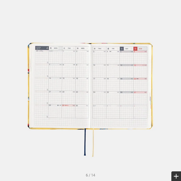 Sale! Hobonichi Techo 2025 Bow & Tie: Sushi HON / A6 Size / Daily / Jan start / Mon start - English Edition
