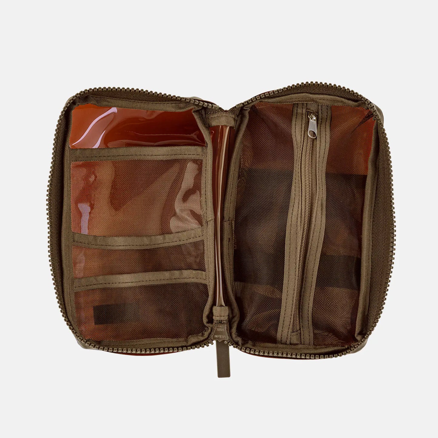 Clear Brown Small Drawer Pouch, Hobonichi Small Drawer Pouch