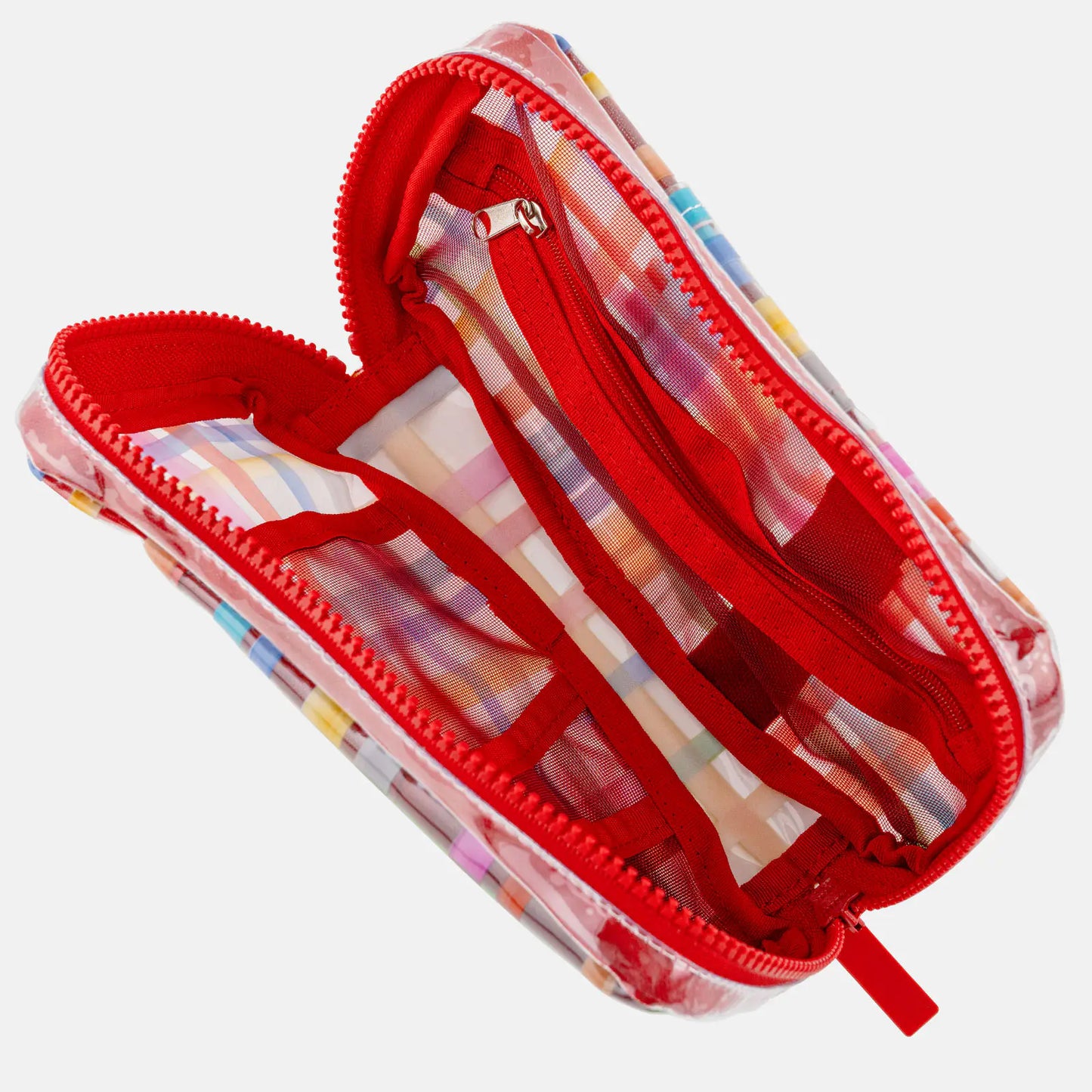 Clear Plaid Small Drawer Pouch, Hobonichi Small Drawer Pouch