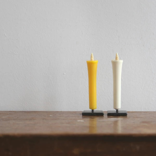 DAIYO Colorful Rice Wax Candles 5 pcs Set - Moon Color -, Japanese Wa-Rousoku (Japanese candle)